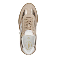 Jana Womens Tamaris Gold Womens Lace Up Fashion Trainer 8-83729-45