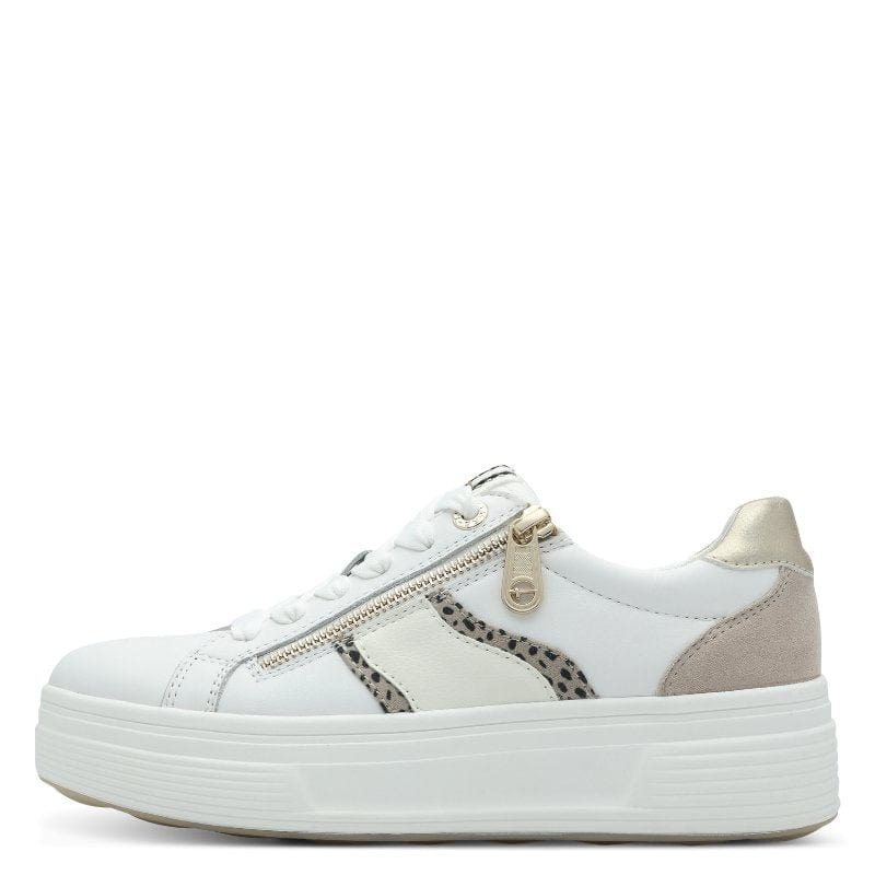 Jana Womens Tamaris Womens Beige Comfort Trainer 8-83716-44