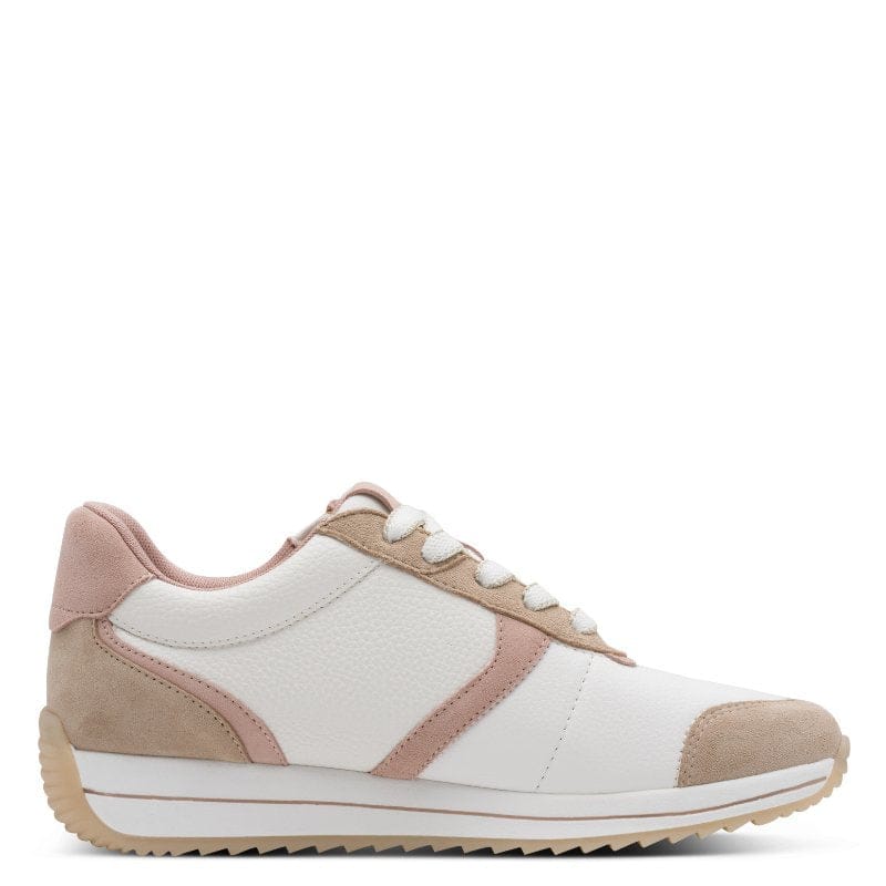 Jana Womens Tamaris Womens Beige Side Zip Fashion Trainer 8-83734-46