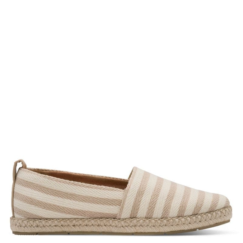 Jana Womens Tamaris Womens Beige Slip On Low Heels Shoes 1-24624-46