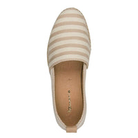 Jana Womens Tamaris Womens Beige Slip On Low Heels Shoes 1-24624-46