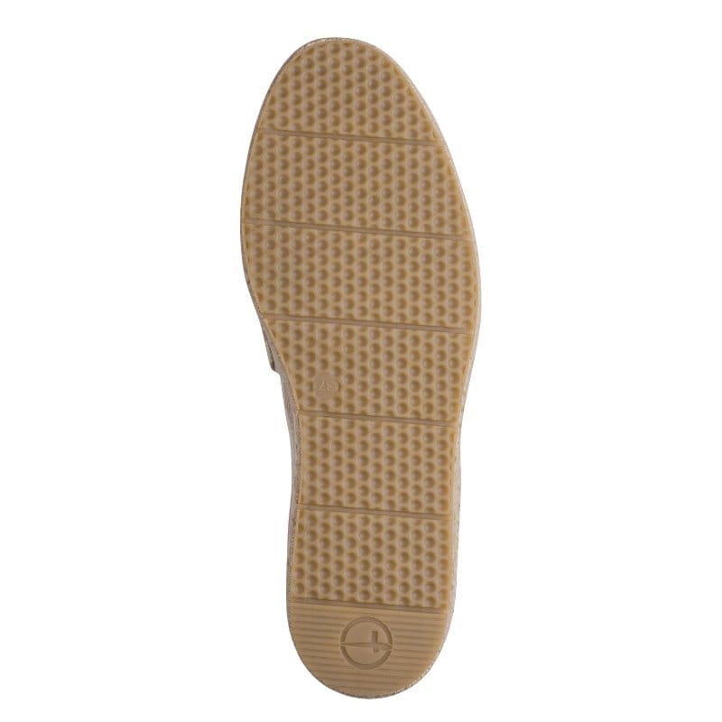 Jana Womens Tamaris Womens Beige Slip On Low Heels Shoes 1-24624-46