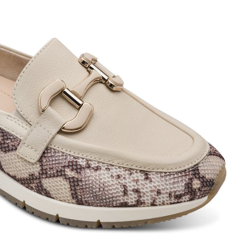 Jana Womens Tamaris Womens Beige Slip On Low Heels Shoes 1-24705-46