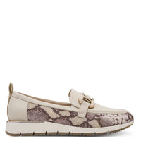 Jana Womens Tamaris Womens Beige Slip On Low Heels Shoes 1-24705-46
