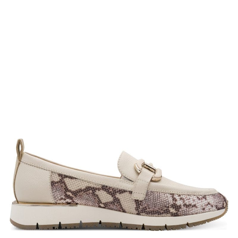 Jana Womens Tamaris Womens Beige Slip On Low Heels Shoes 1-24705-46