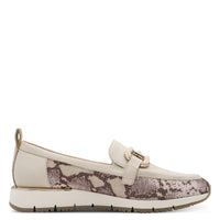 Jana Womens Tamaris Womens Beige Slip On Low Heels Shoes 1-24705-46
