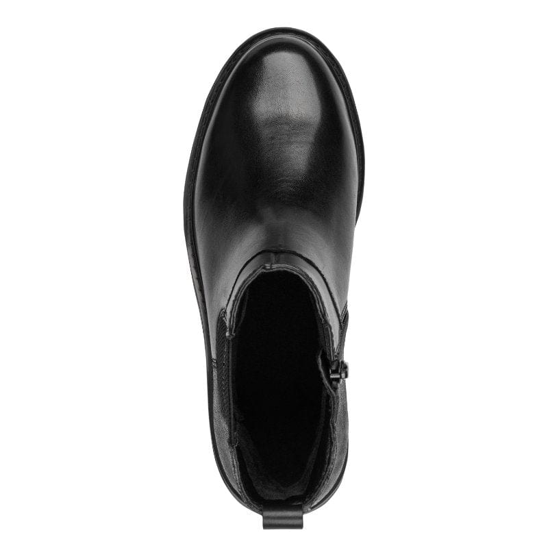 Jana Womens Tamaris Womens Black Side Zip High Ankle Boot - 8-85421-45