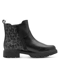 Jana Womens Tamaris Womens Black Side Zip High Ankle Boot - 8-85421-45
