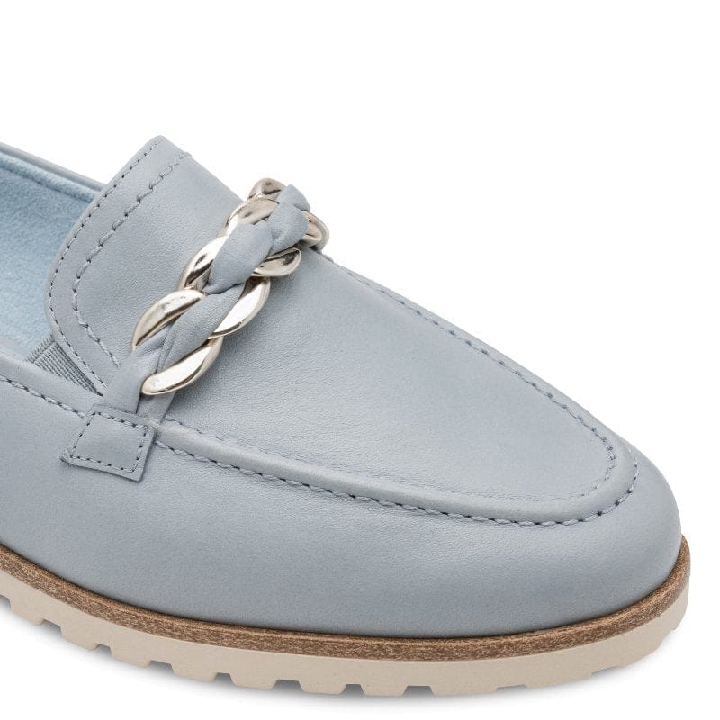 Jana Womens Tamaris Womens Blue Slip On Low Heels Shoes 1-24200-42