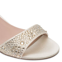 Jana Womens Tamaris Womens Cream Ankle Strap High Heel Sandal 1-28313-46