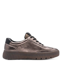 Jana Womens Tamaris Womens Gold Slip-On Fashion Trainer 8-83729-45