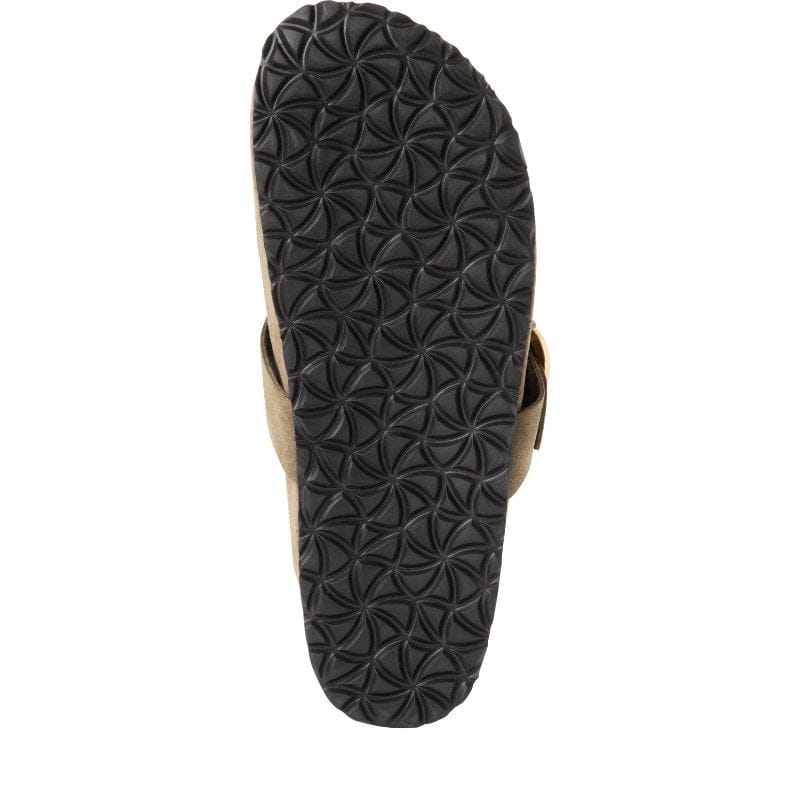 Jana Womens Tamaris Womens Green Slip On Buckle Mule Slipper 1-27600-44