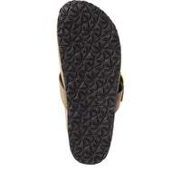 Jana Womens Tamaris Womens Green Slip On Buckle Mule Slipper 1-27600-44