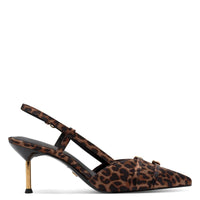 Jana Womens Tamaris Womens Leopard Slingback High Heel Sandal 1-29621-46