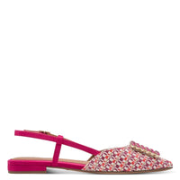 Jana Womens Tamaris Womens Pink Slingback Low Heel Sandal 1-29403-42