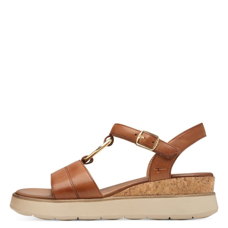 Jana Womens Tamaris Womens Tan Comfort Sandal 8-88718-44