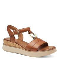 Jana Womens Tamaris Womens Tan Comfort Sandal 8-88718-44