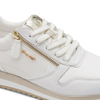 Jana Womens Tamaris Womens White Lace Up Fashion Trainer 8-83734-46