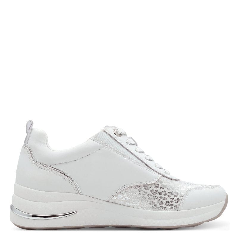 Jana Womens WHITE / 4UK Tamaris Womens White Comfort Trainer 8-83714-43