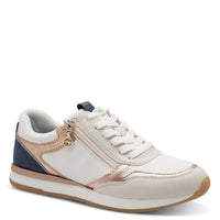 Jana Womens WHITE / 4UK Tamaris Womens White Side Zip Fashion Trainer 1-23613-46