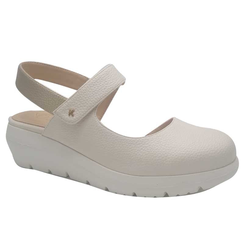 Kate Appleby Womens BEIGE / 3UK Kate Appleby Womens Beige Low Dressy Wedge Shoe - Wootton