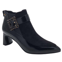 Kate Appleby Womens BLACK / 3UK Kate Appleby Womens Black Low Cut Block Heel Ankle Boot - Elitisley