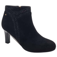 Kate Appleby Womens BLACK / 3UK Kate Appleby Womens Black Suede High Heel Ankle Boot - Peakirk