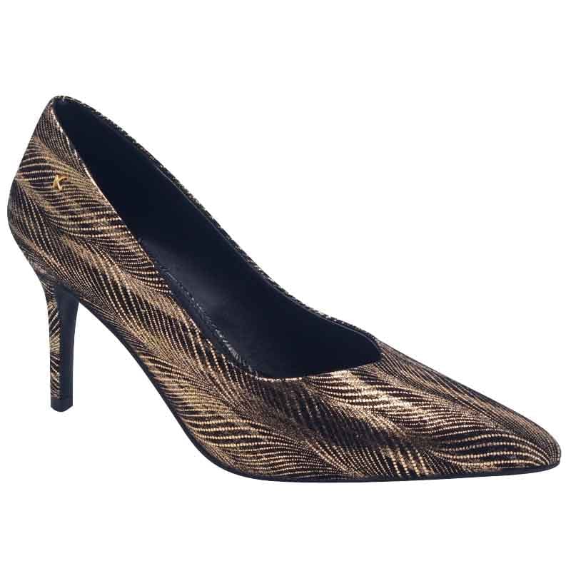 Kate Appleby Womens BLACK / 3UK Kate Appleby Womens Gold Slip-On High Heel - Morpeth