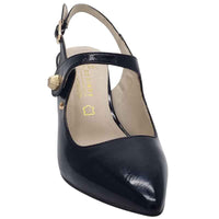 Kate Appleby Womens Kate Appleby Black Patent Strap Shoe - Parciau