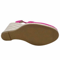 Kate Appleby Womens Kate Appleby Hot Pink Wedge Sandal - Llandian