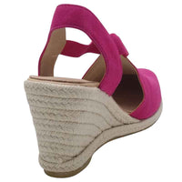 Kate Appleby Womens Kate Appleby Hot Pink Wedge Sandal - Llandian