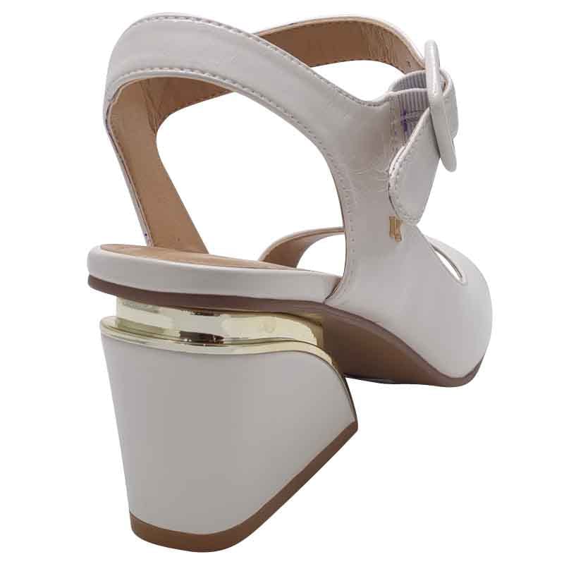 Kate Appleby Womens Kate Appleby Low Heel White Sandal - Yaxley