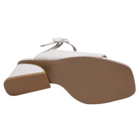Kate Appleby Womens Kate Appleby Low Heel White Sandal - Yaxley