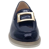 Kate Appleby Womens Kate Appleby Navy Patent Loafer - Croxton