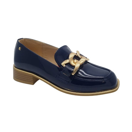 Kate Appleby Womens Kate Appleby Navy Patent Loafer - Thames