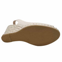 Kate Appleby Womens Kate Appleby Nude Wedge Sandal - Tregele