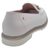 Kate Appleby Womens Kate Appleby White Loafer - Croxton