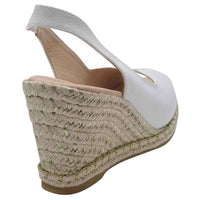 Kate Appleby Womens Kate Appleby White Wedge Sandal - Tregele