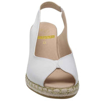 Kate Appleby Womens Kate Appleby White Wedge Sandal - Tregele