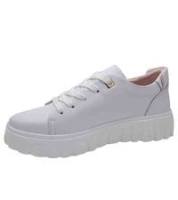 Kate Appleby Womens Kate Appleby Womans Lace Up White Trendy Fashion Trainers - Kilmaurs