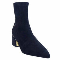 Kate Appleby Womens Kate Appleby Women Black Suede Low Heel Sock Boot -  Hackenby