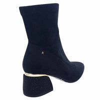 Kate Appleby Womens Kate Appleby Women Black Suede Low Heel Sock Boot -  Hackenby