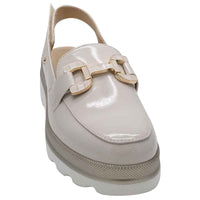 Kate Appleby Womens Kate Appleby Womens Beige Low Wedge Slingback Shoe - Hawkfield
