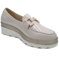 Kate Appleby Womens Kate Appleby Womens Beige Patent Wedge Shoe - Bladon