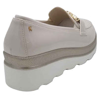 Kate Appleby Womens Kate Appleby Womens Beige Patent Wedge Shoe - Bladon