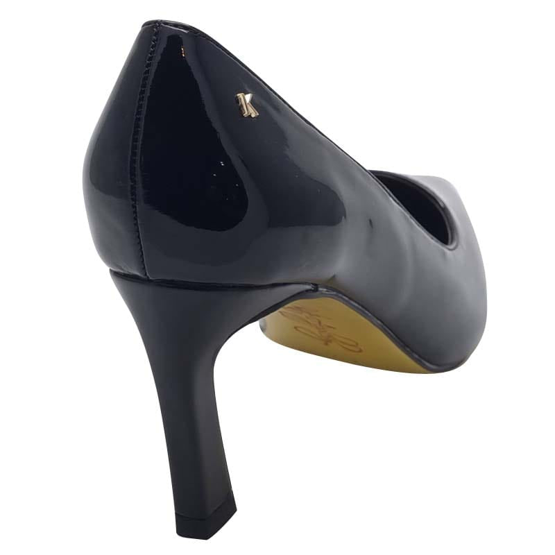 Kate Appleby Womens Kate Appleby Womens Black Copper Meatallic Court Shoe - Bamburgh