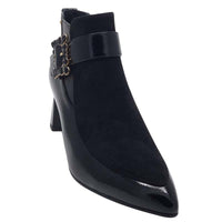 Kate Appleby Womens Kate Appleby Womens Black Low Cut Block Heel Ankle Boot - Elitisley