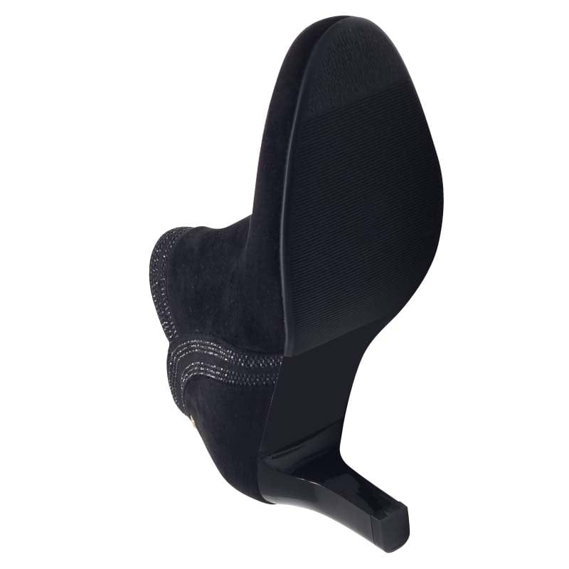 Kate Appleby Womens Kate Appleby Womens Black Suede High Heel Ankle Boot - Peakirk