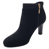 Kate Appleby Womens Kate Appleby Womens Black Suede High Heel Ankle Boot - Peakirk