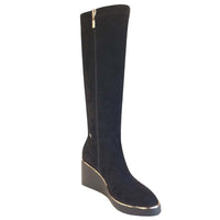 Kate Appleby Womens Kate Appleby Womens Black Wedge Knee Boot - Kanra